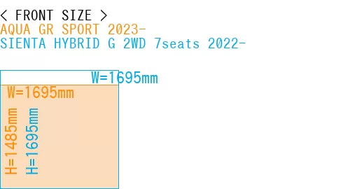 #AQUA GR SPORT 2023- + SIENTA HYBRID G 2WD 7seats 2022-
